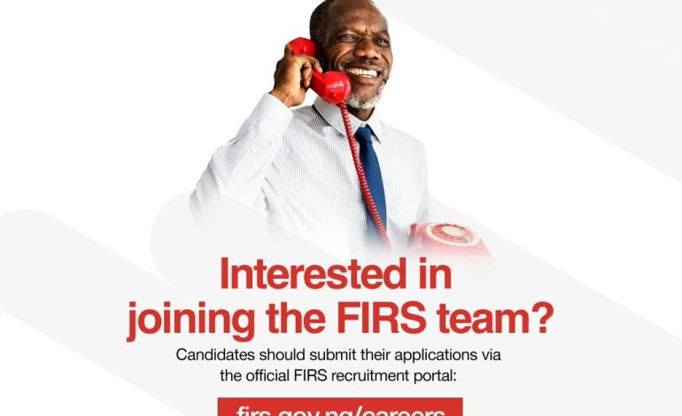 APPLY NOW: FIRS Opens Recruitment Portal