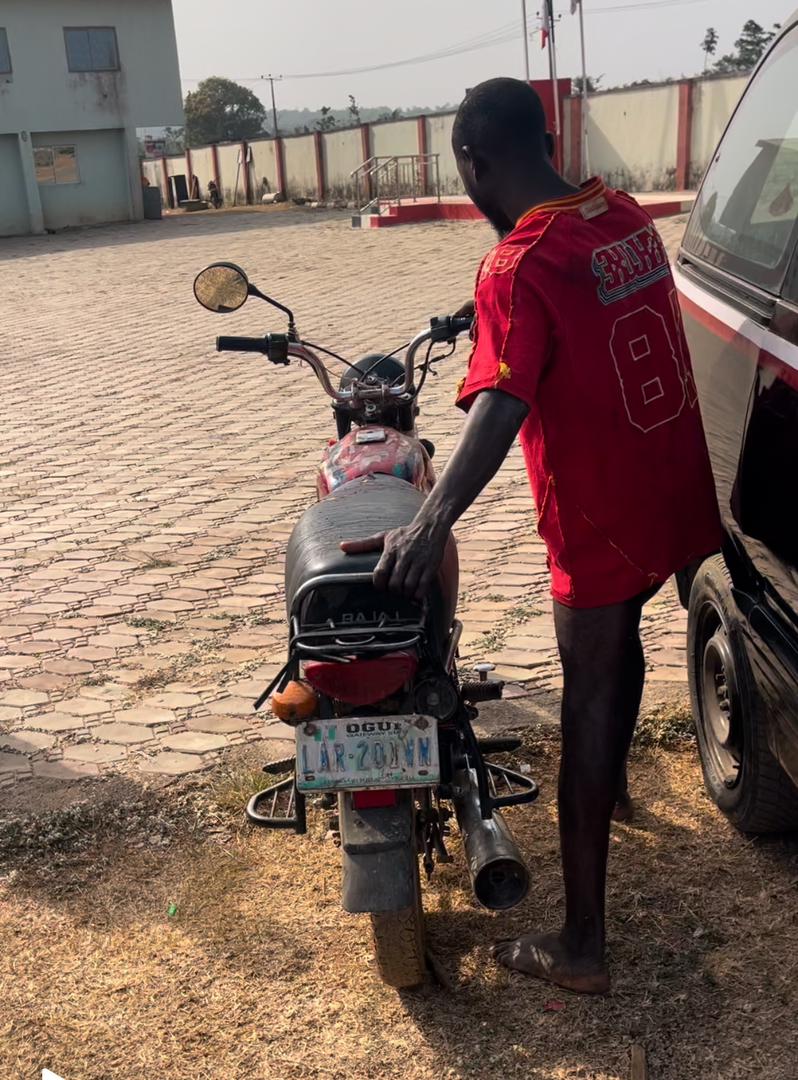 Osun NSCDC Nabs Man For Motorcycle Theft