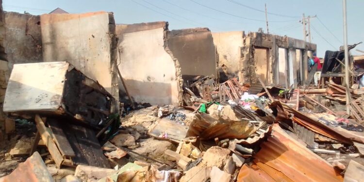 Fire Razes 17 Shops In Ibadan Market