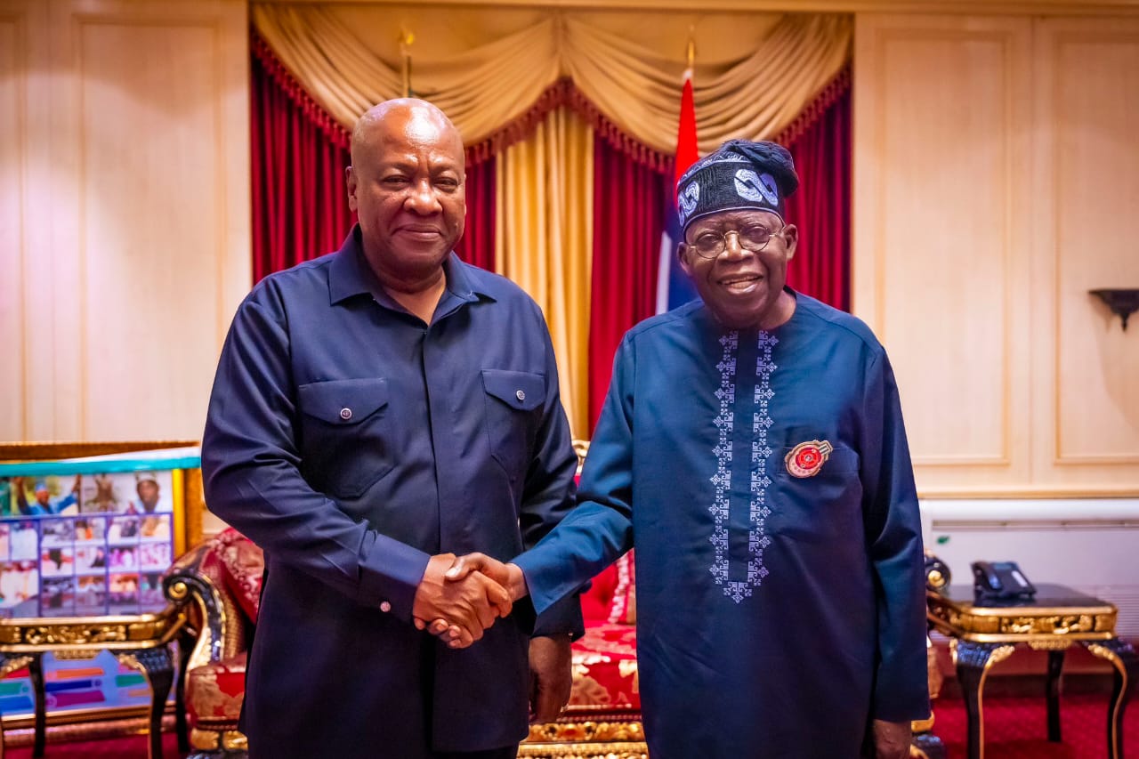 Ghana’s President-Elect Mahama Visits Tinubu