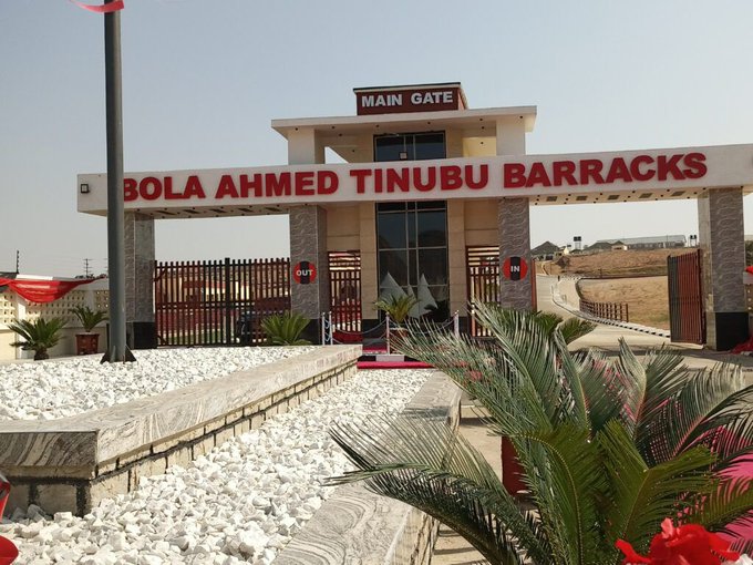 Tinubu Commissions Bola Ahnmed Tinubu Barracks, Celebrates Armed Forces