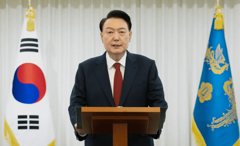 South Korea’s Impeached President Resists Arrest Over Martial Law Bid