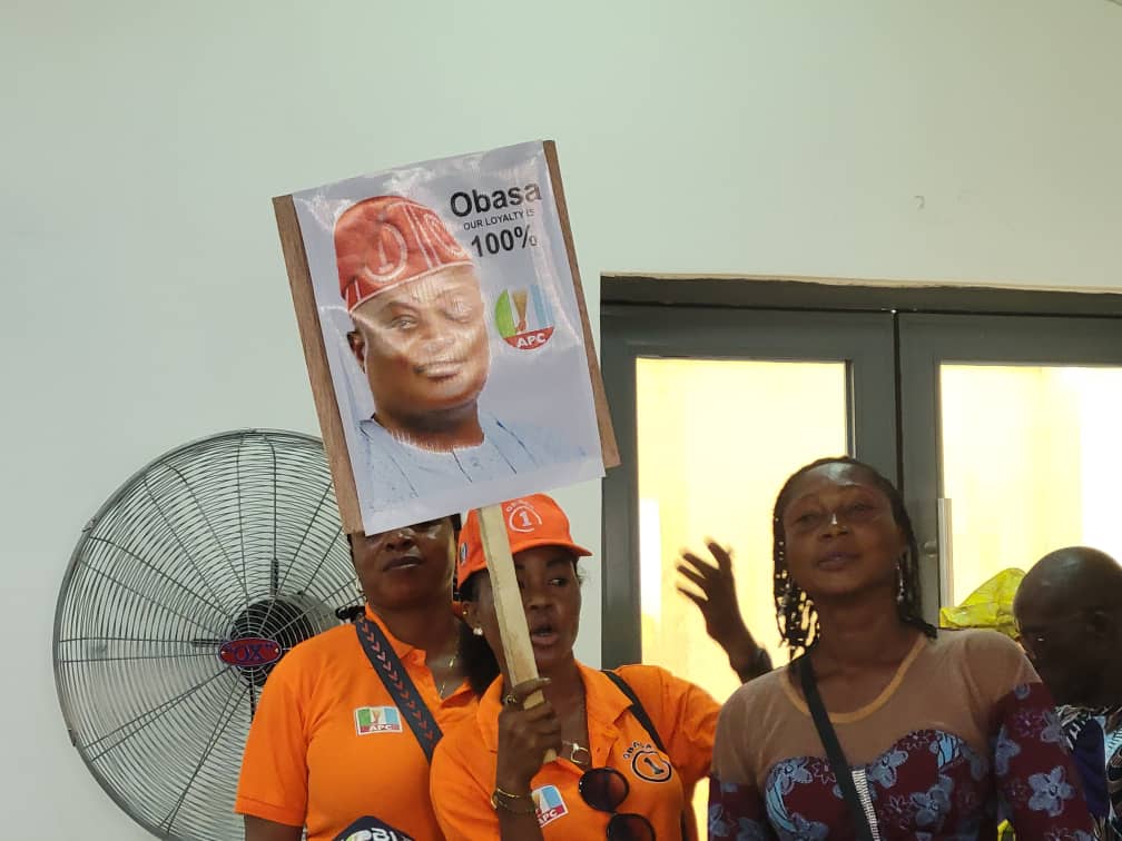 Supporters Storm Ikeja To Welcome Impeached Lagos Speaker Obasa
