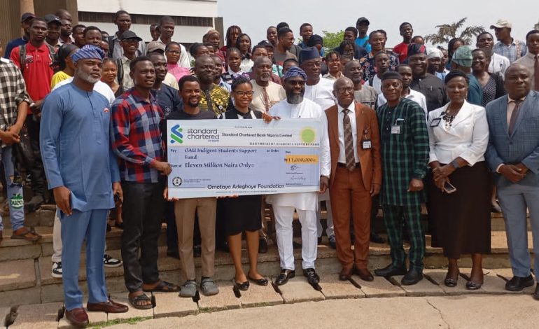 106 OAU Indigent Students Get N11million Grant