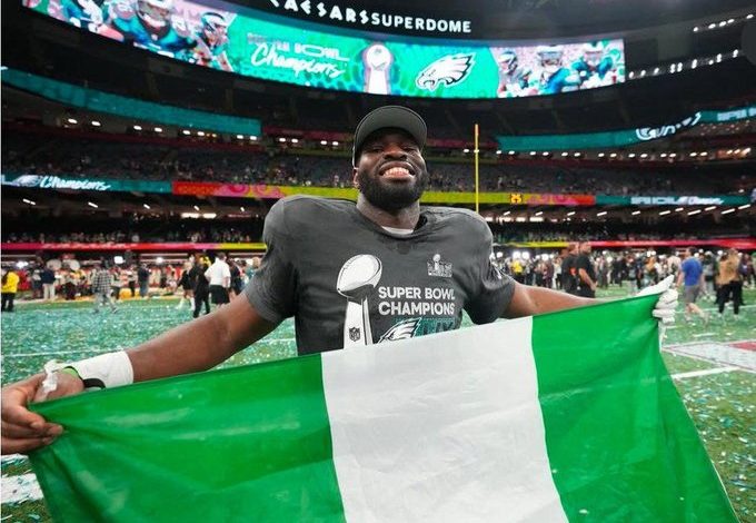 Moro Ojomo Becomes Latest Nigerian To Win Super Bowl LIX