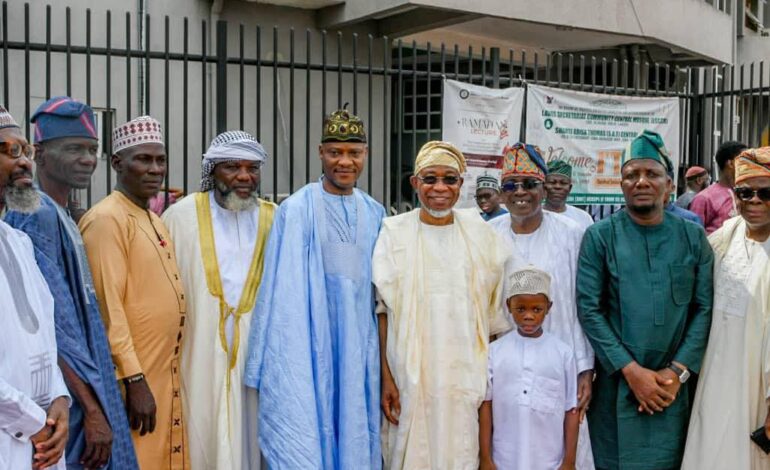 PHOTONEWS: Aregbesola Attends Eid Prayers In Lagos