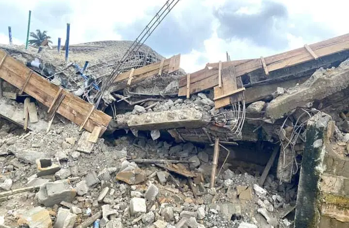 Two Dead, 14 Rescued As Building Collapses In Lagos