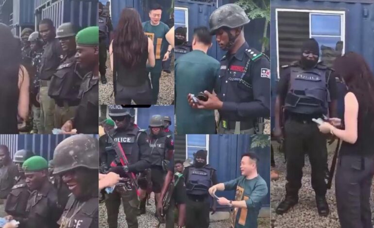 Police Identity Officers Filmed Receiving Money From Chinese National