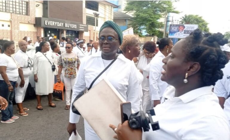 Pro-Emergency Rule Protest Rocks Port Harcourt As Women Back Rivers Sole Administrator