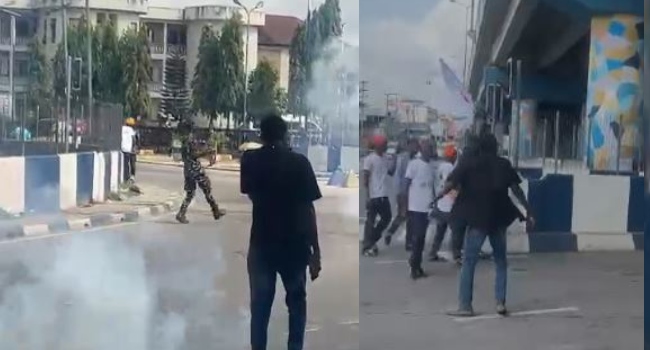 Chaos In Rivers As Police Teargas Women Backing Fubara