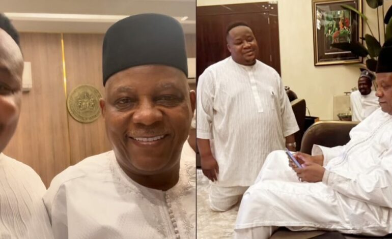 Cubana Chief Priest Faces Backlash For Kneeling Before VP Shettima