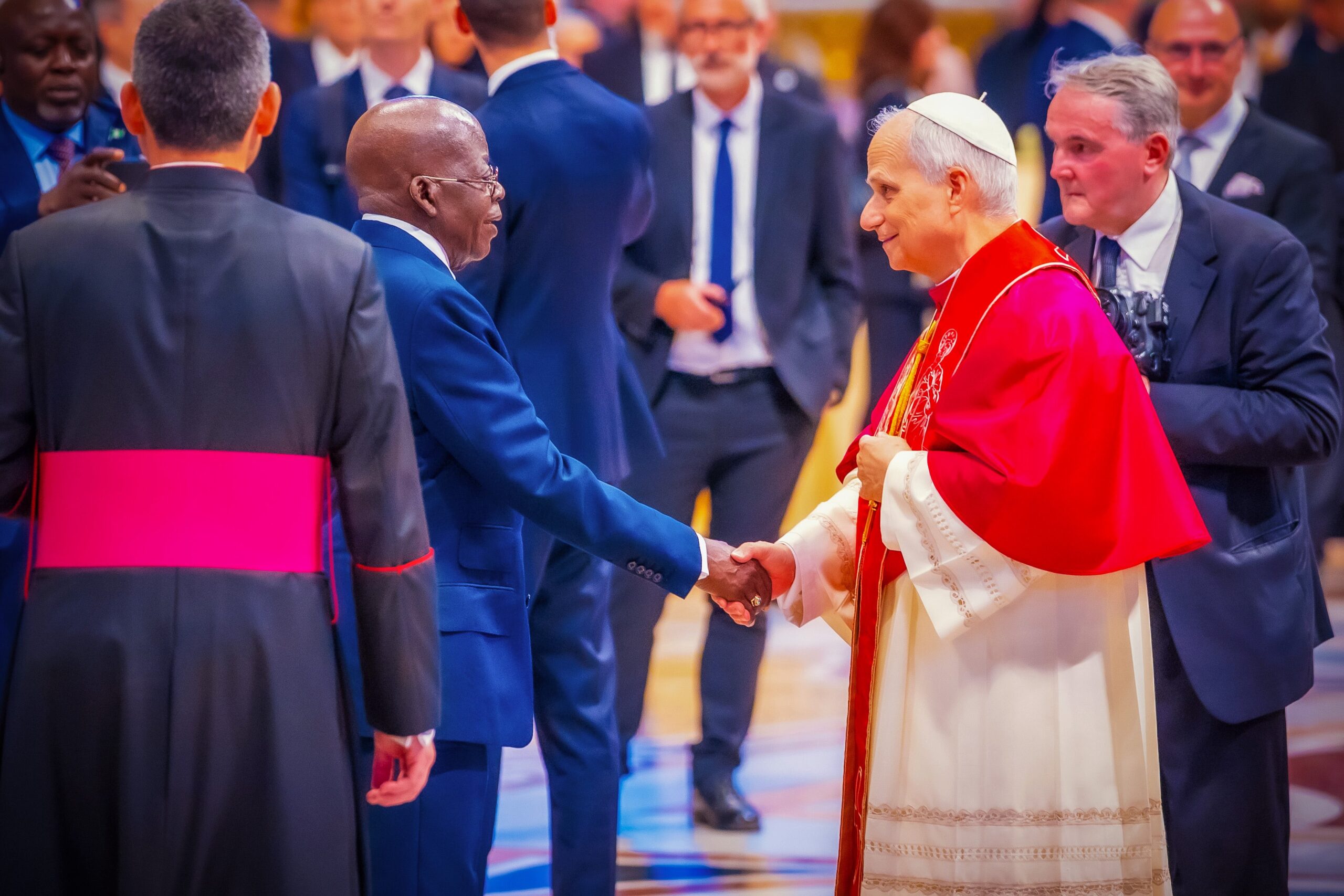 Tinubu Attends Inauguration Of Pope Leo XIV at Vatican