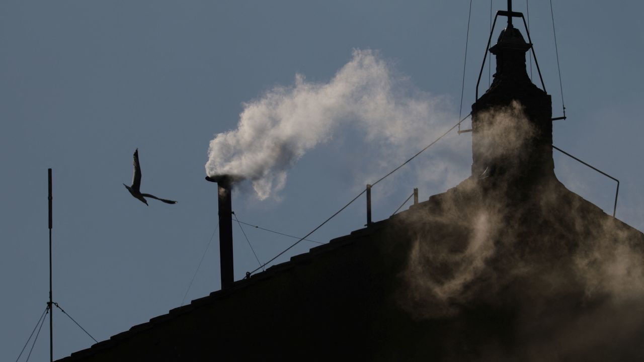 Cardinals Elect New Pope As White Smoke Rises Over Vatican
