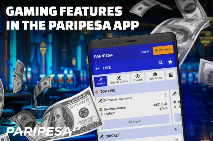 Gaming Features in the Paripesa App
