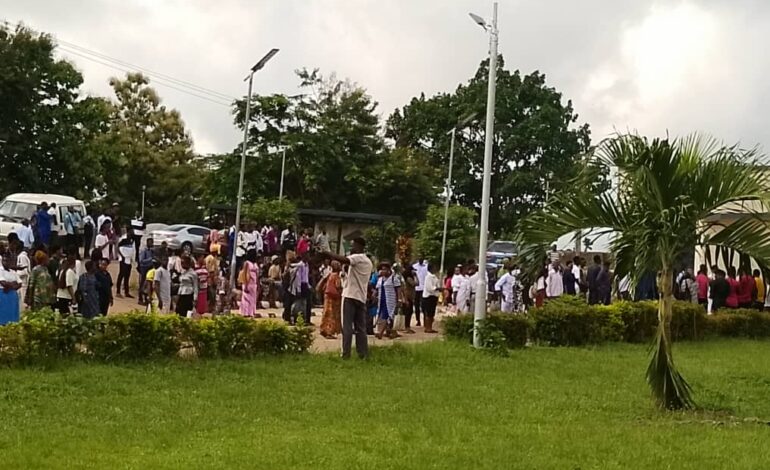 “We Paid, We Got Nothing”: OAU Students Shut Campus Gate, Disrupt Lectures Over Delayed ID Cards