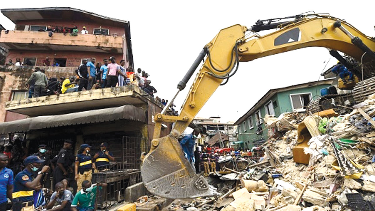 Death Toll Hits Three In Lagos Building Collapse