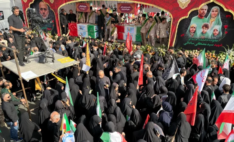 Iran Holds State Funeral For Commanders, Scientists Killed In War With Israel