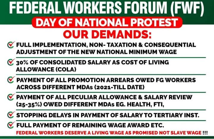 Federal Workers To Protest July 1 Despite Wage Promises