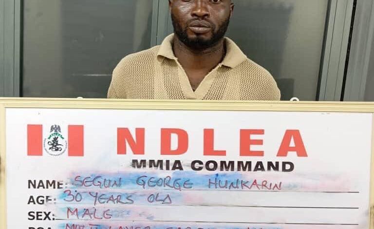 NDLEA Arrests Ex-Footballer, Others For Cocaine Smuggling At Airport