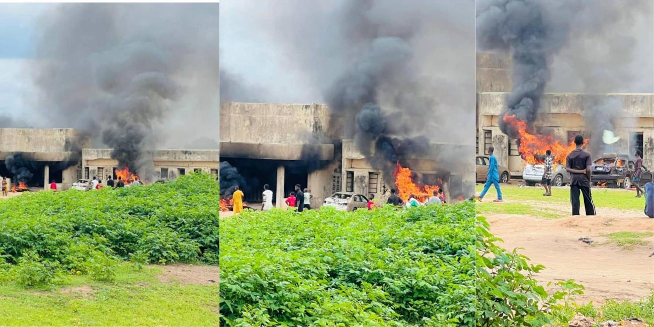 Angry Youths Burn NDLEA Office, Attack Emir’s Palace Over Abduction Of POS Agent