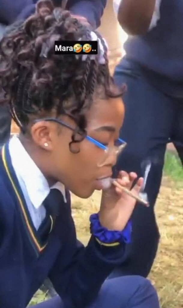 Police Wade In As Video Of Schoolgirl Smoking Cannabis Goes Viral
