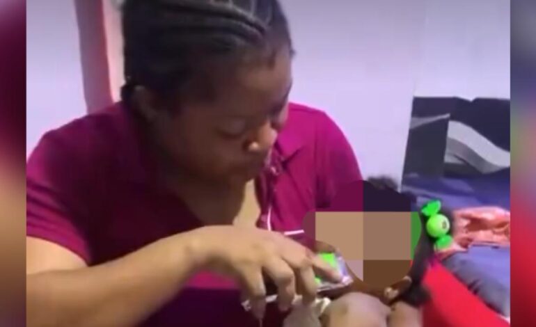Police Begin Probe As Woman Gives Alcohol To Infant In Viral Video