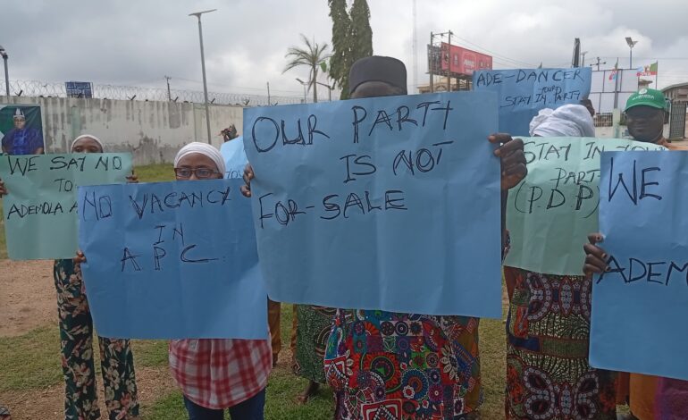 2026: Osun APC Members Protest, Reject Automatic Ticket For Adeleke