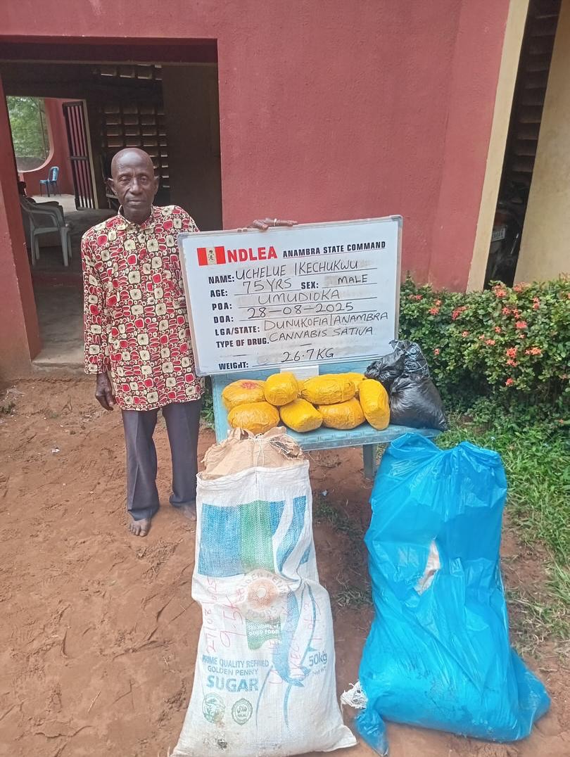 NDLEA Arrests 75-Year-Old Man, Destroys 178,000kg Cannabis in Taraba