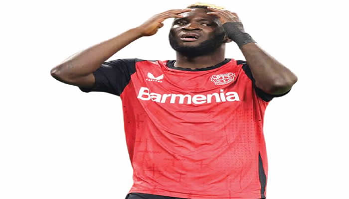 Boniface Back To Leverkusen As Medical Issues Stall AC Milan Transfer