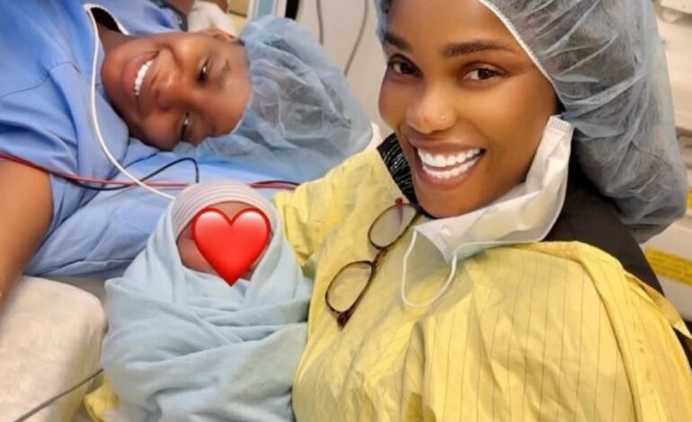 Priscilla Ojo, Juma Jux Welcome Baby Boy In Canada
