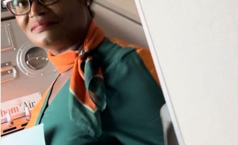 Video Evidence Shows Ibom Air Hostess Juliana Edward Has A Violent History of Attacking Passengers