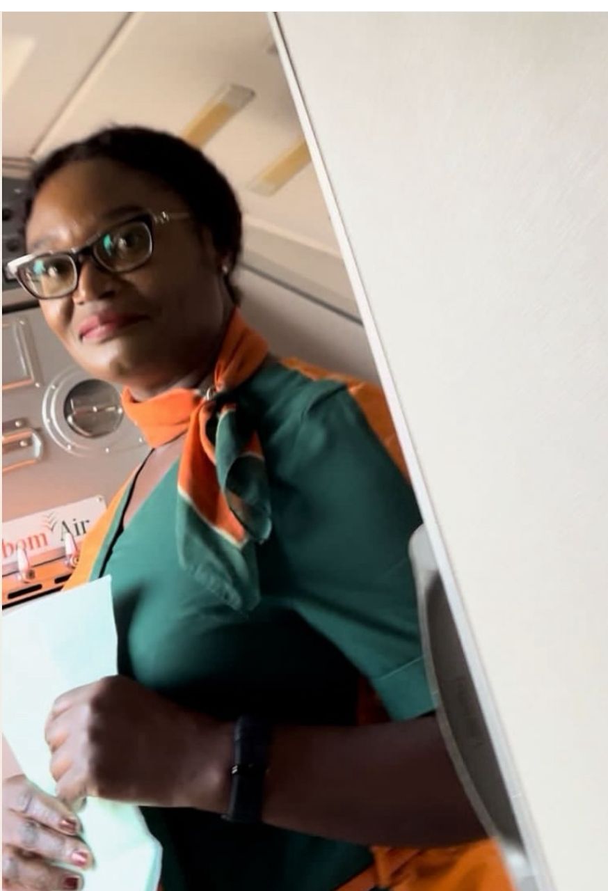 Video Evidence Shows Ibom Air Hostess Juliana Edward Has A Violent History of Attacking Passengers