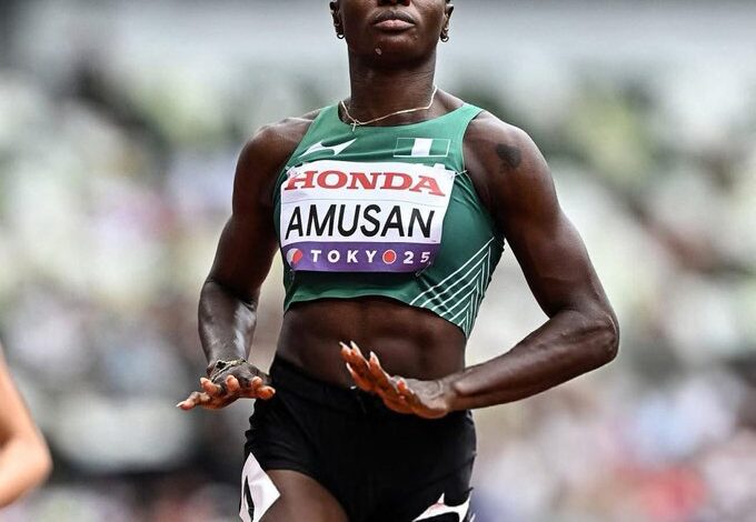 World Athletics Championships: Nigeria’s Amusan Misses Out On Gold, Wins Silver In 100m Hurdles Final