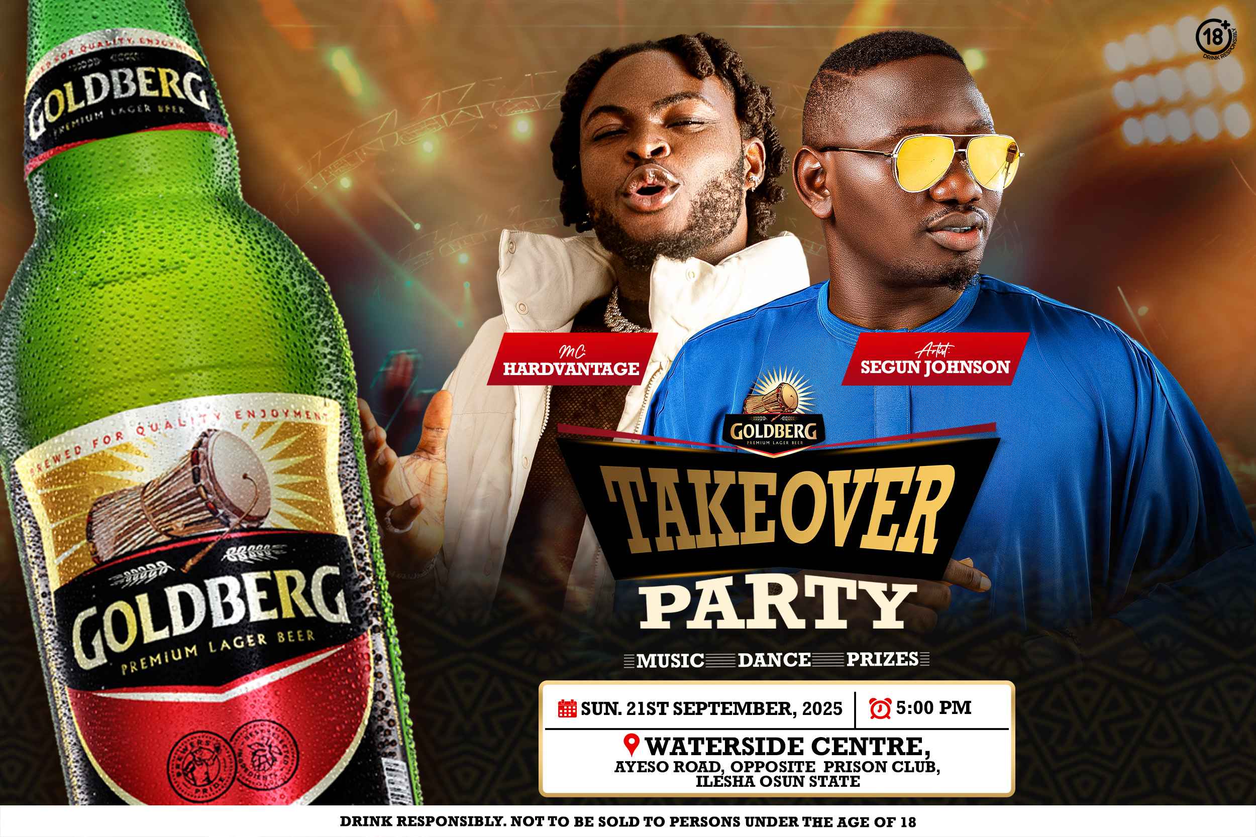 Segun Johnson, MC Hardvantagee To Deliver Gold Standard Enjoyment At Ilesha Takeover Party