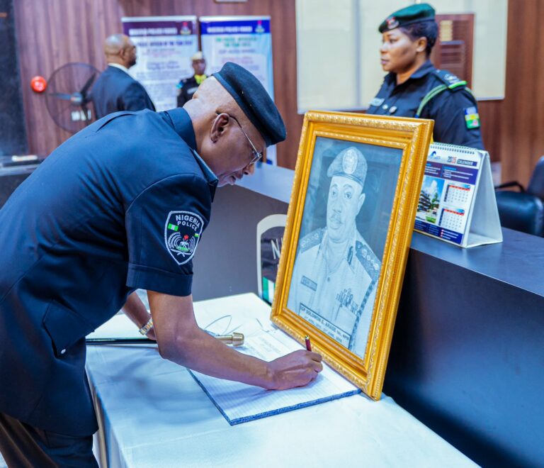 Police Force Mourns Arase, Opens Condolence Register at Headquarters