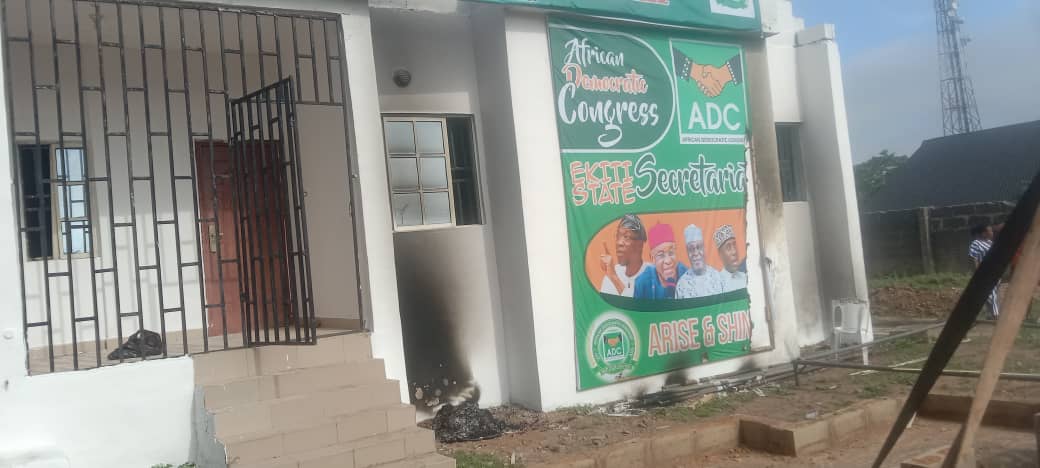 Ekiti ADC Secretariat Attack: ADACO Condemns Arson, Describes Incident as Cowardly Assault on Democracy