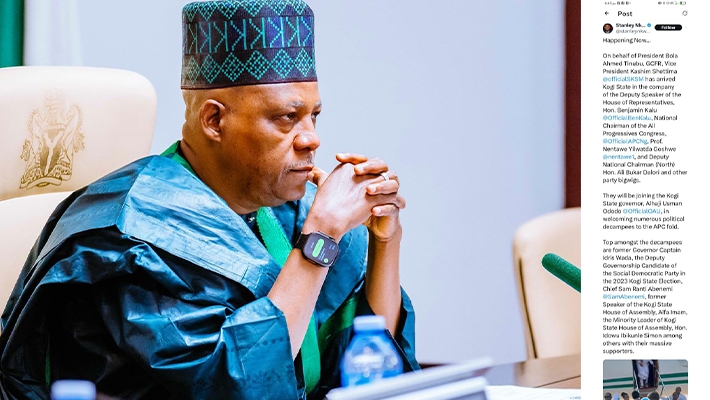 Outrage As Tinubu Sends Shettima To Welcome Political Decampees Hours After Abduction Of 25 Schoolgirls