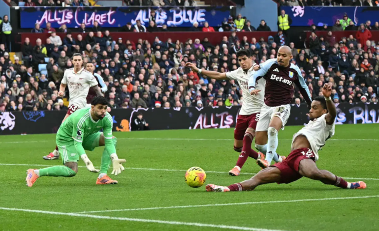 Arsenal’s 18-Match Unbeaten Run Ends At Aston Villa