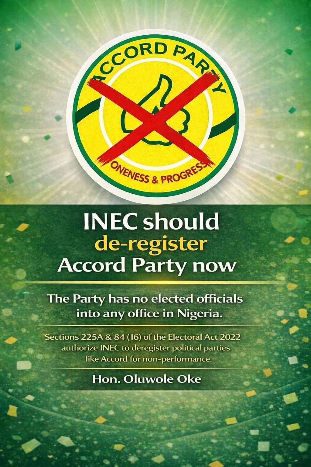 “This Is Not Honourable”, Bamidele Salam Rebukes Wole Oke As APC Lawmaker Goofed On Electoral Act