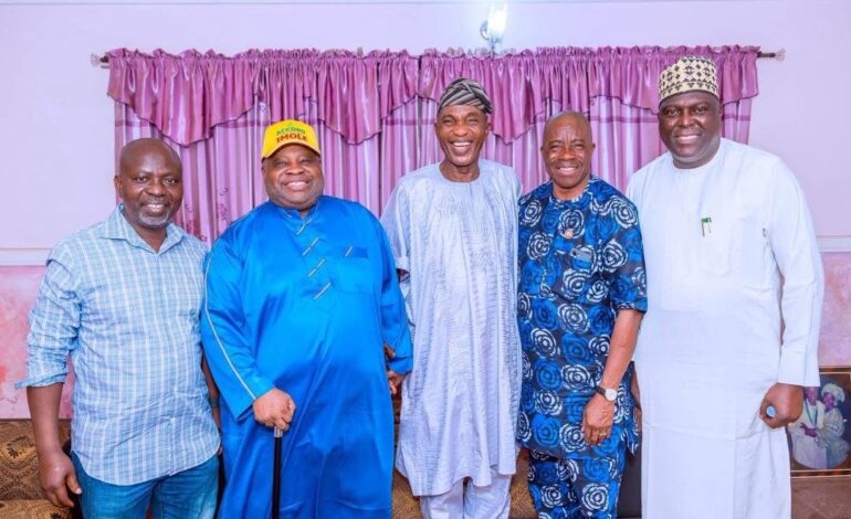 Adeleke Visits Ex-Osun SSG, Adeoti As Duo Hold Closed-Door Meeting