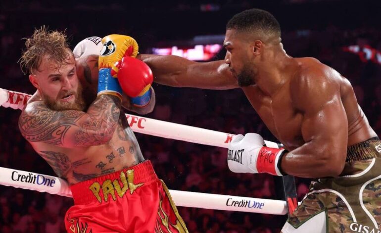 Boxing: Anthony Joshua Floors Jake Paul In Sixth-Round Knockout