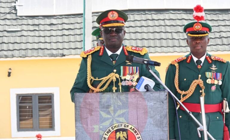 ‘Uphold Core Army Values’, COAS Charges Newly Inducted Soldiers in Osogbo