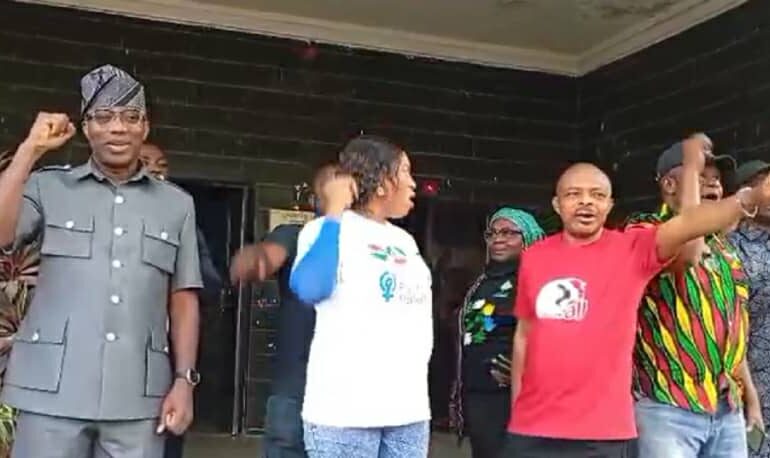 Ajaero, Sowore, Others Gather For Protest Against Insecurity