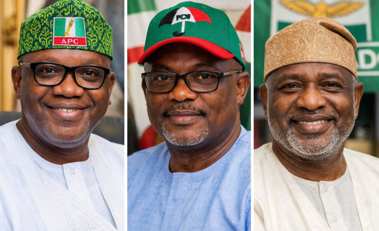 Ekiti 2026: Three Leading Governorship Candidates Set for Showdown