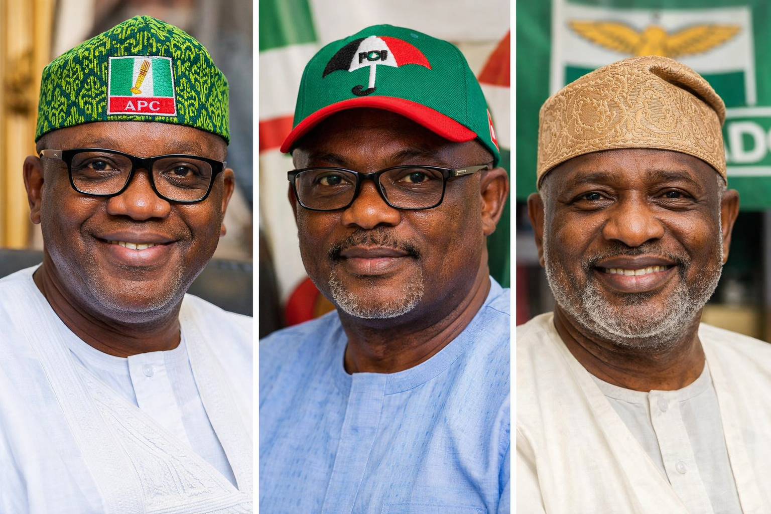 Ekiti 2026: Three Leading Governorship Candidates Set for Showdown
