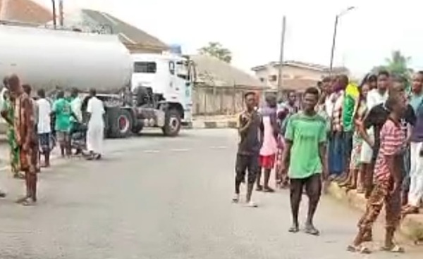 Two Dead as Tanker Collides with Motorcycle in Lagos