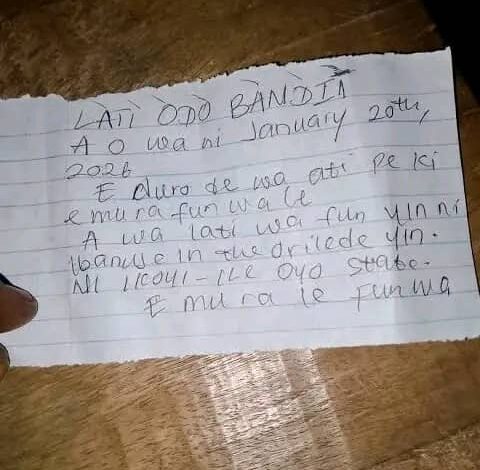 Bandits Allegedly Threaten Ikoyi-Ile Residents, Announce Fresh Attack Date