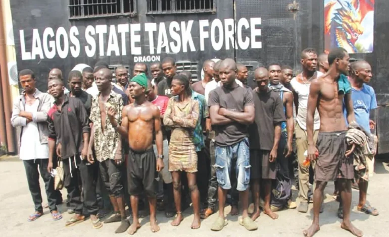 Lagos Taskforce Arrests 32 For Obstructing Traffic, Causing Public Nuisance