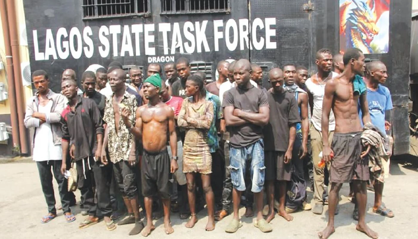 Lagos Taskforce Arrests 32 For Obstructing Traffic, Causing Public Nuisance