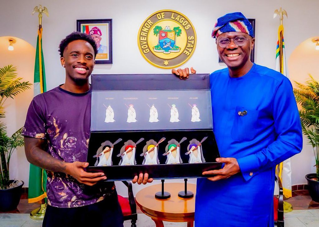 Sanwo-Olu Hosts American Streamer Kai Cenat In Lagos